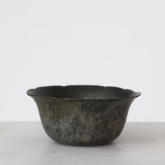 Hammered Pewter Bowl by Just Andersen, 1920s, Denmark