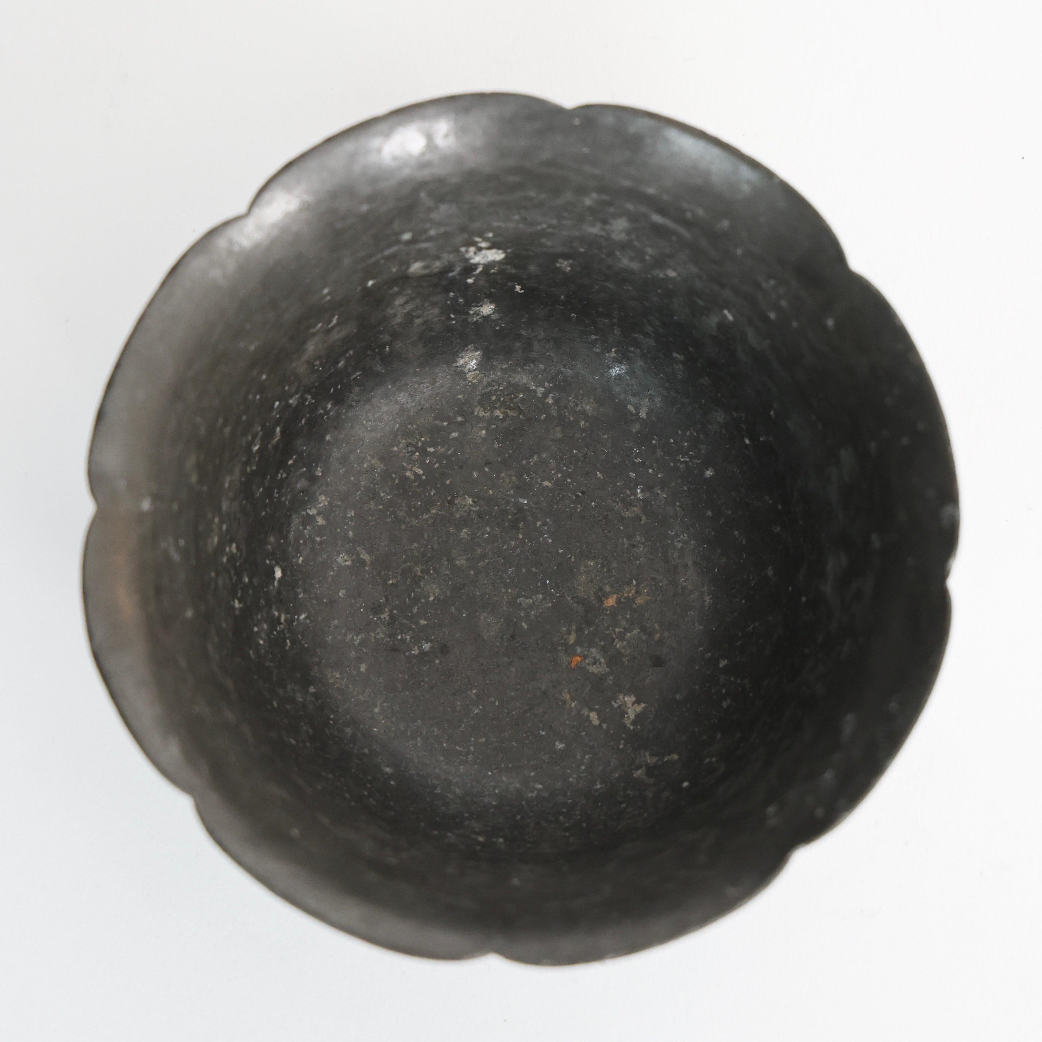 Hammered Pewter Bowl by Just Andersen, 1920s, Denmark For Sale 3