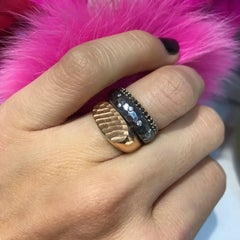 Hammered Sculpted “Constellation” Stacking Band