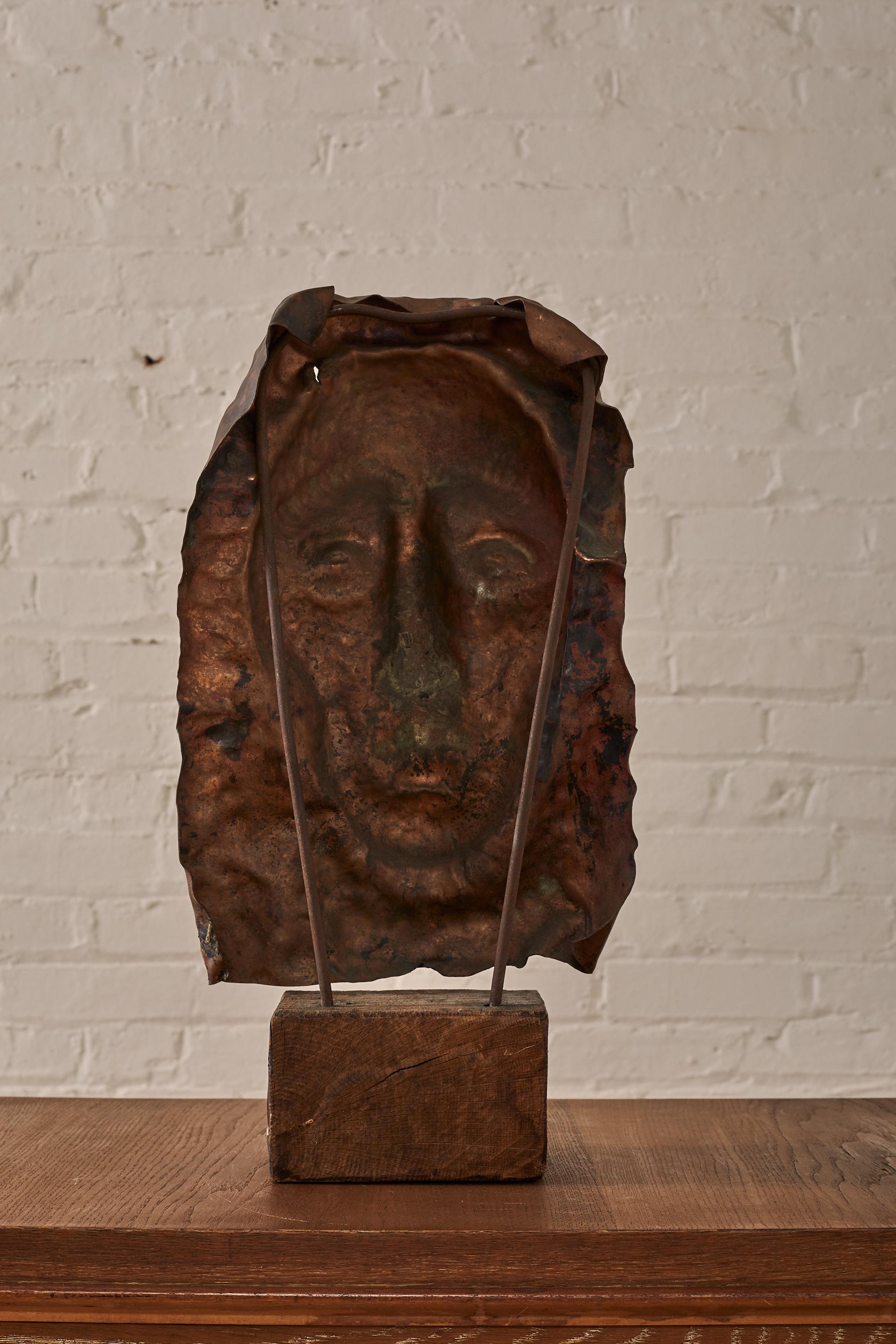 Modern Hammered Sculpture by Waylande Gregory For Sale