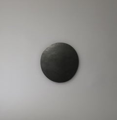 Hammered Steel Orb Wall Sculpture