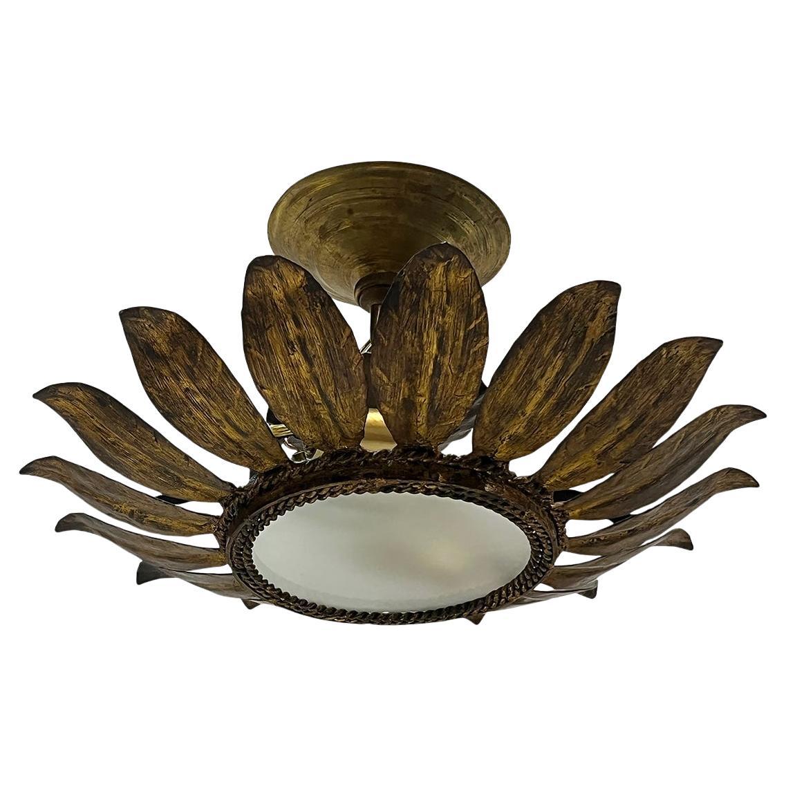 Hammered Sunburst Leuchte