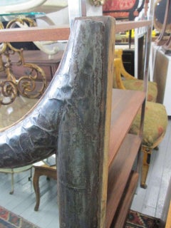 Hammered Tin Framed Mirror