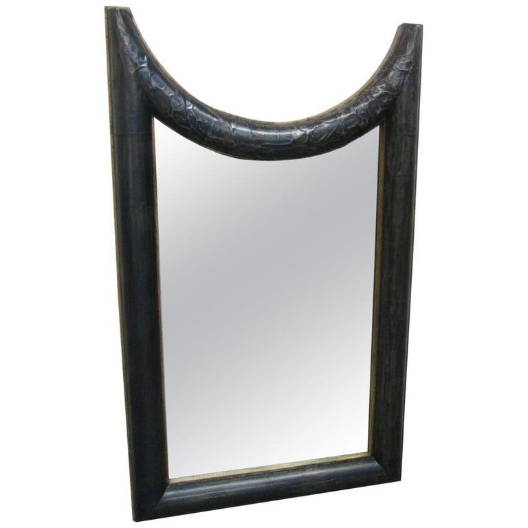 Hammered Tin Framed Mirror For Sale at 1stdibs