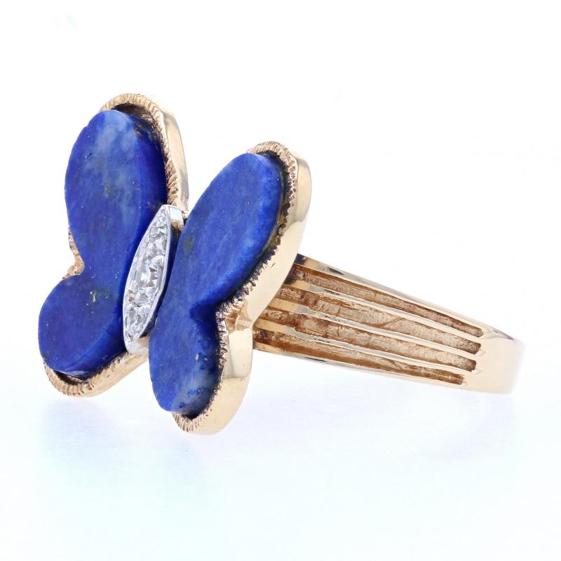 lapis lazuli butterfly