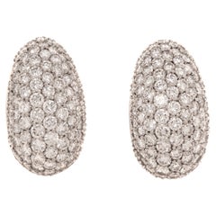 Hammerman Brothers 15 Carat Diamonds Platinum Drop Earrings