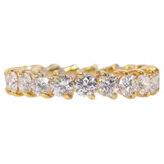 Hammerman Brothers 18K Yellow Gold 2.31ctw Diamond Eternity Ring
