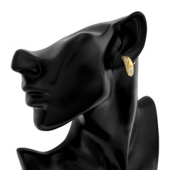 Hammerman Brothers 18K Yellow Gold Diamond Earrings