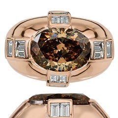 Hammerman Brothers Cognac Diamond Ring