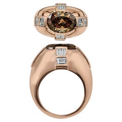 Hammerman Brothers Cognac Diamond Ring