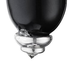 Hammerman Brothers Diamond and Black Onyx Teardrop Drop Earrings