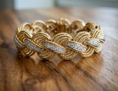 Hammerman Brothers Diamond Bracelet in 18K Yellow Gold