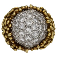 Hammerman Brothers diamond cluster ring, circa 1960.