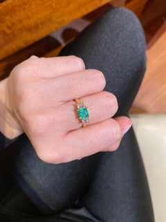 Hammerman Brothers Emerald and Diamond Ring