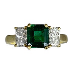 Hammerman Brothers Emerald and Diamond Ring