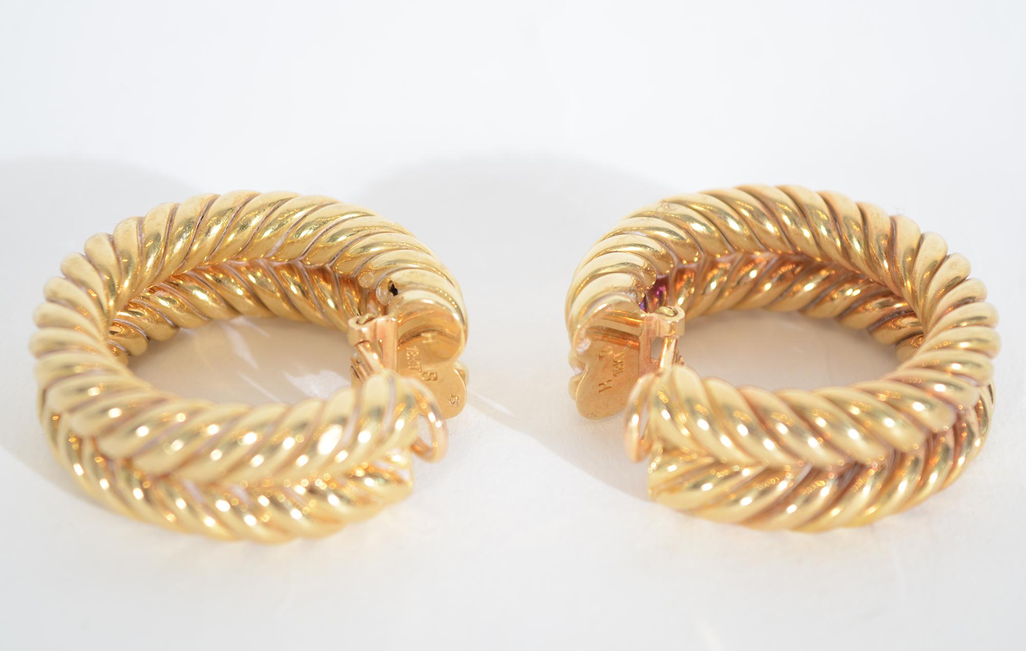 huge gold hoop earrings