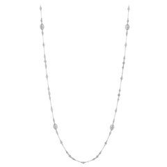 Hammerman Brothers Marquise Diamonds by the Yard Station Necklace