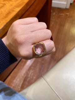 Hammerman Brothers Pink Amethyst Ring