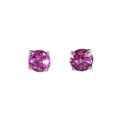 Hammerman Brothers Pink Sapphire Stud Earrings