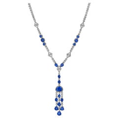 Hammerman Brothers Place Vendome Sapphire and Diamond Necklace