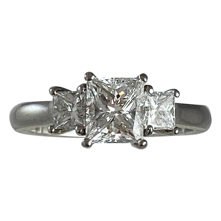 Hammerman Brothers Princess Diamond Ring For Sale