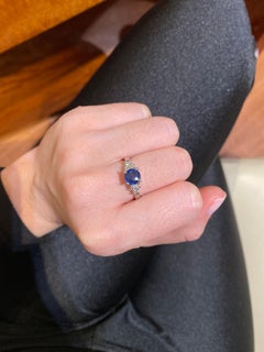 Hammerman Brothers Sapphire and Diamond Ring