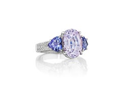 Hammerman Brothers Tanzanite Three-Stone Ring