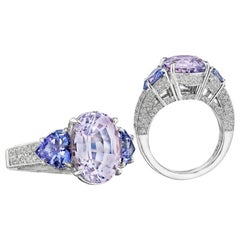 Hammerman Brothers Tanzanite Three-Stone Ring