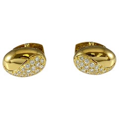 Hammerman Brothers Royal Ascot Diamond Oval Cufflinks