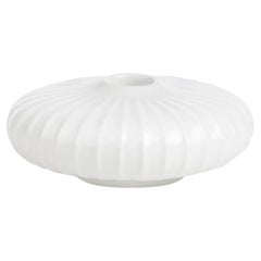 Hammershøi Candle Holder Round White