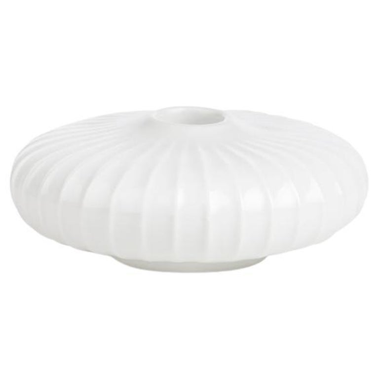 Hammershøi Candle Holder Round White For Sale at 1stDibs