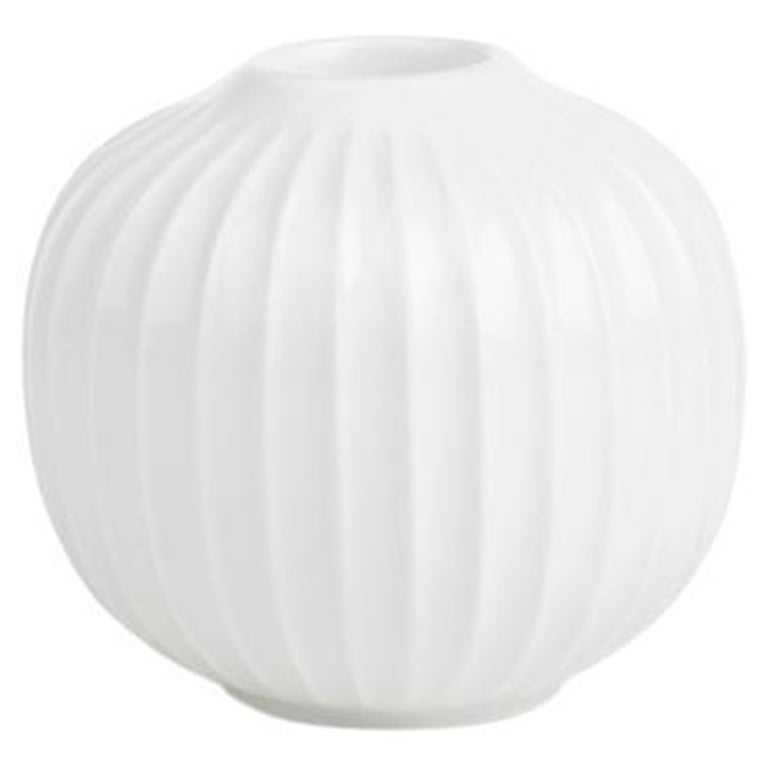 Hammershøi Candle Holder Round White For Sale at 1stDibs