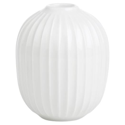 Hammershøi Candle Holder Round White For Sale