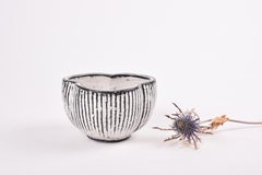 Hammershøi for Kähler HAK Art Deco Bowl Ash Grey Glaze Danmark 1930s