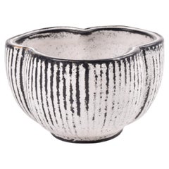 Hammershøi for Kähler HAK Art Deco Bowl Ash Grey Glaze Danmark 1930s