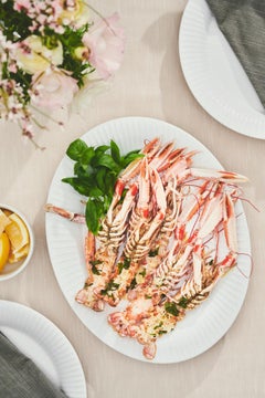 Hammershøi Oval Serving Dish White