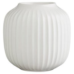 Hammershøi Tealight Holder Round White