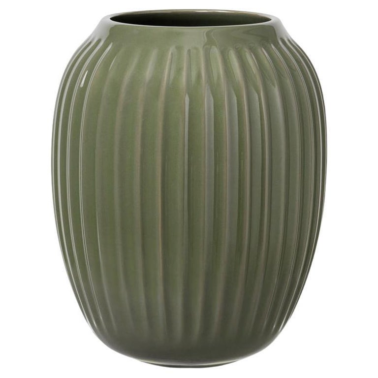 Hammershøi Vase Dark Green For Sale at 1stDibs