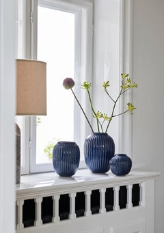 Hammershøi Vase Indigo