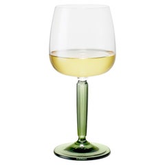 Hammershøi White Wine Glass, Green