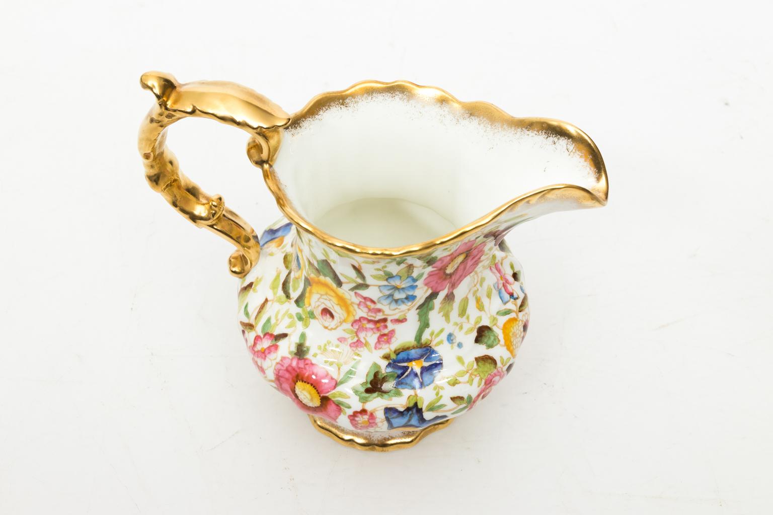 Hammersley & Co. Floral Pattern Dessert Service, circa 1920s 3