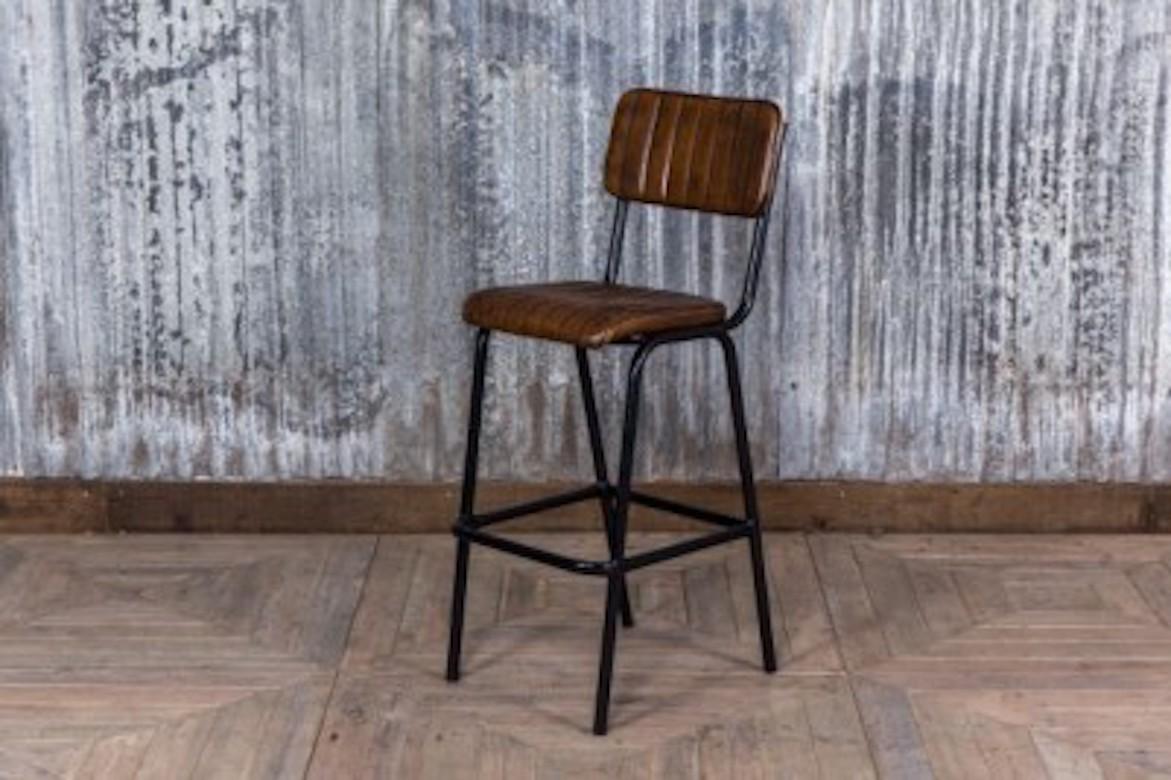 Leather Hammerwich Contemporary Bar Stools, 20th Century For Sale