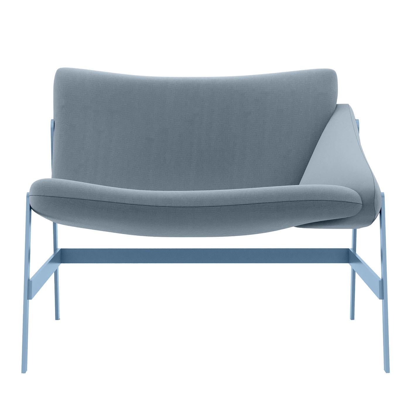 Textile Chaise Hammock bleu clair avec accoudoirs par Debonademeo Studio en vente