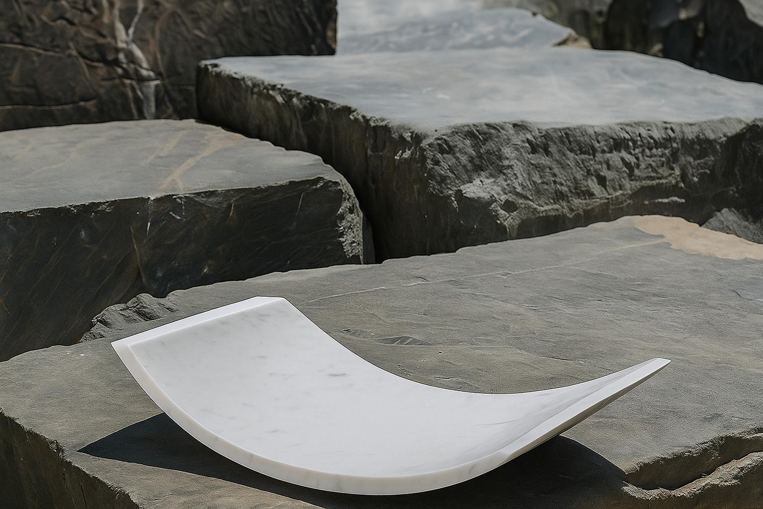 Hammock-Marmorplatte von auf Entropy in Braun, Schreibtisch-Accessoire von Platte im Angebot 2