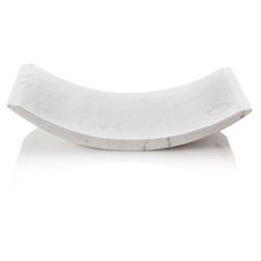 Hammock-Marmorplatte von On.Entropy in Weiß, Schreibtisch-Accessoire von Platte