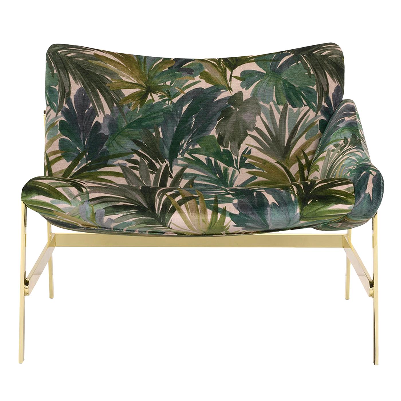 Hammock mit tropisch bemalter Loungesessel von Debonademeo Studio (Textil) im Angebot