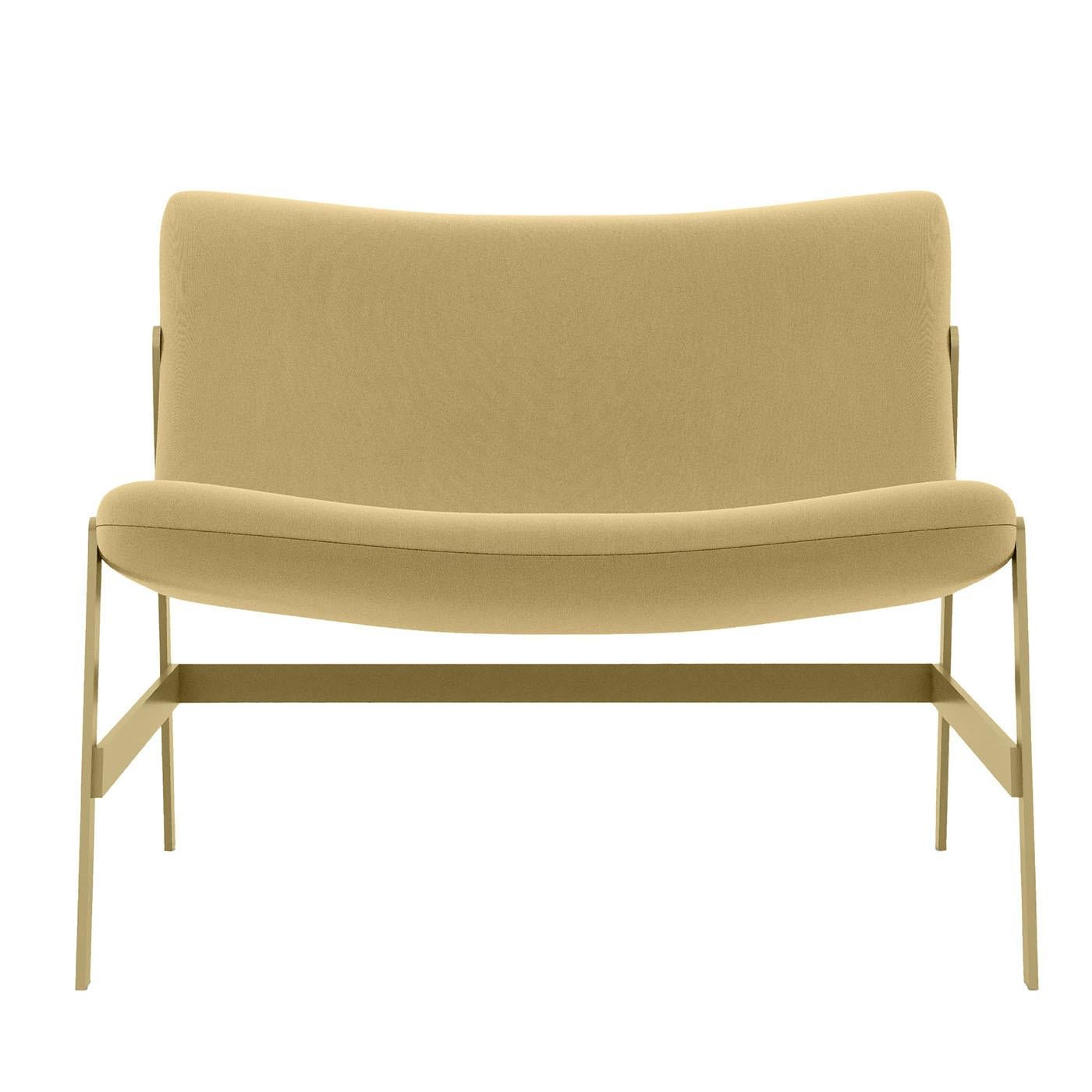 XXI secolo e contemporaneo Hammock Yellow Lounge Chair By Debonademeo Studio by Adrenalina in vendita