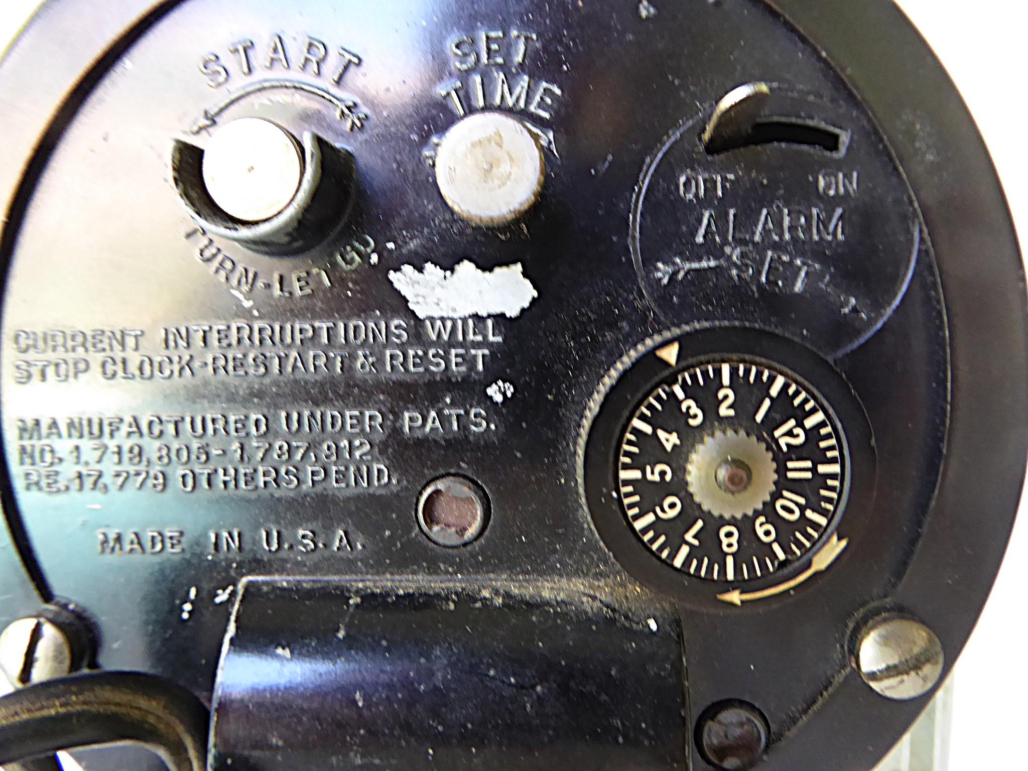 Hammond Art Deco GRENADIER Orologio elettrico da tavolo sincrono cromato 1930s in vendita 3