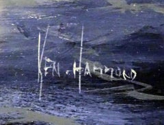 English Marine Watercolor Painting by Ken Hammond