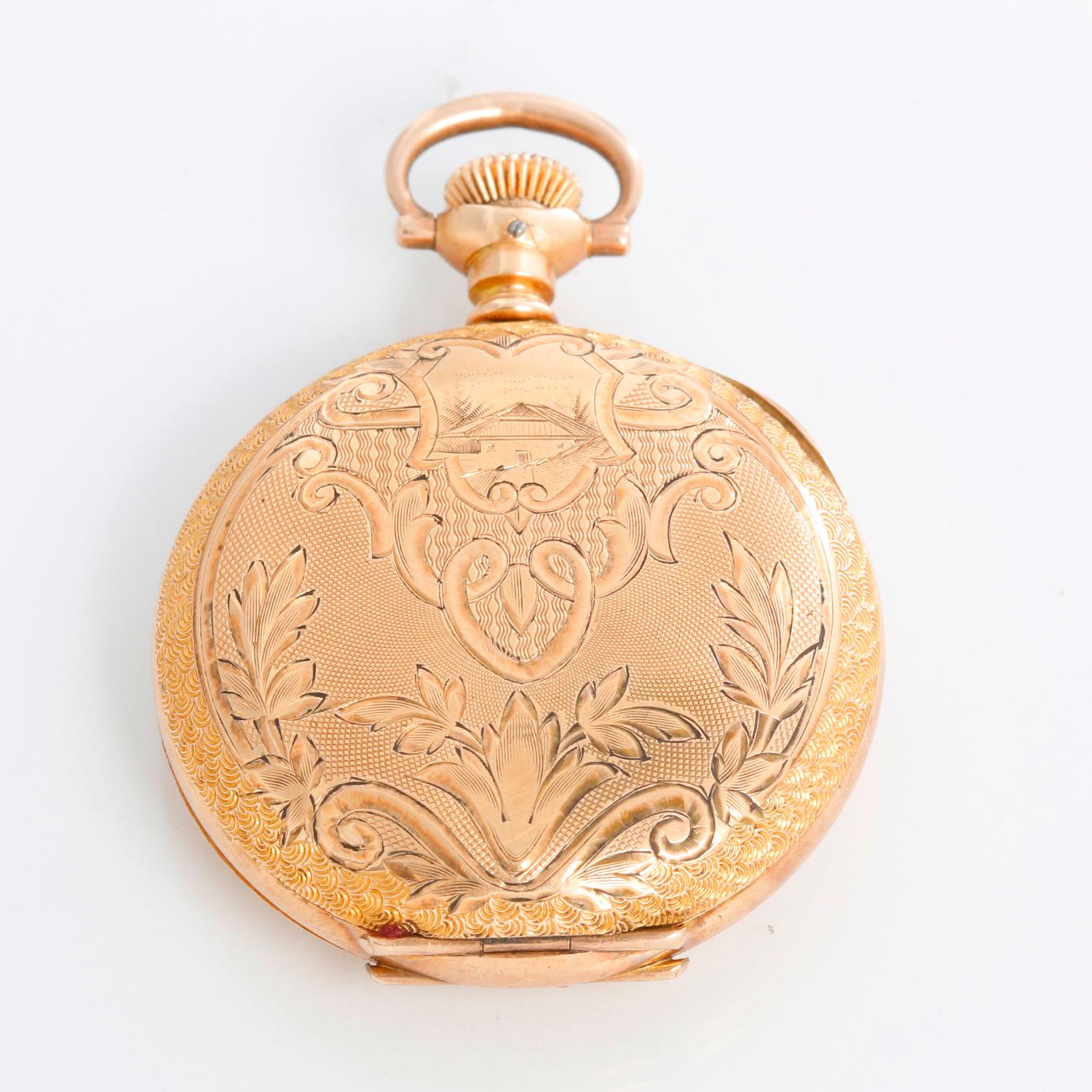 hampden gold pocket watch